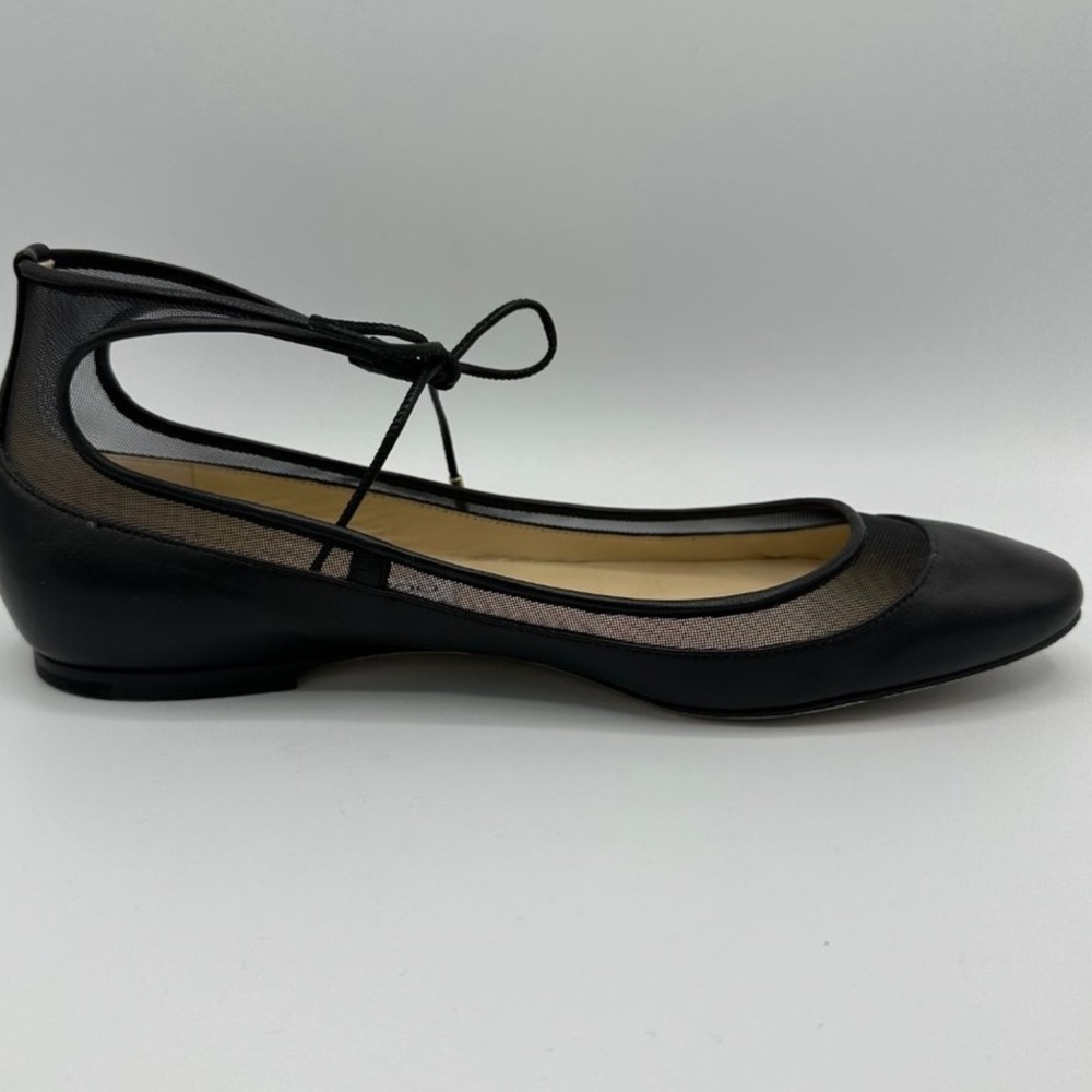 ✨ HP ✨ JIMMY CHOO TYLER BALLET FLAT W/ANKLE TIE (39) - Picture 8 of 13